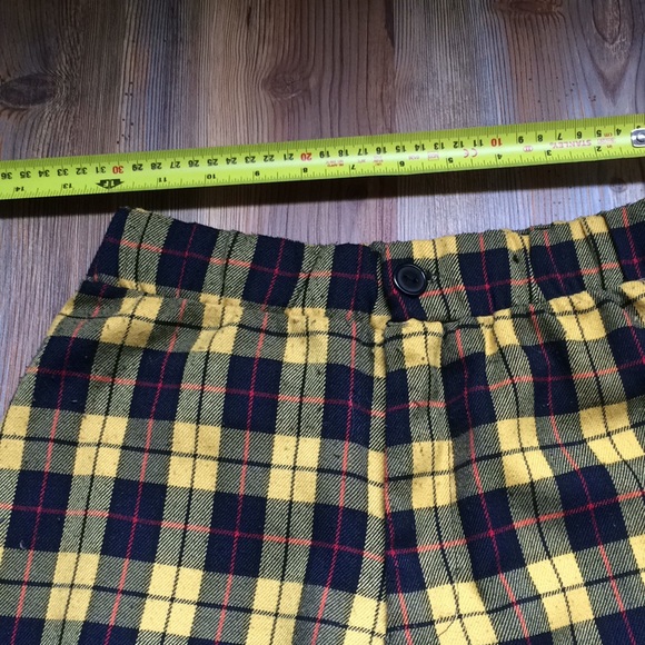 Crop plaid punk pants - Picture 4 of 5